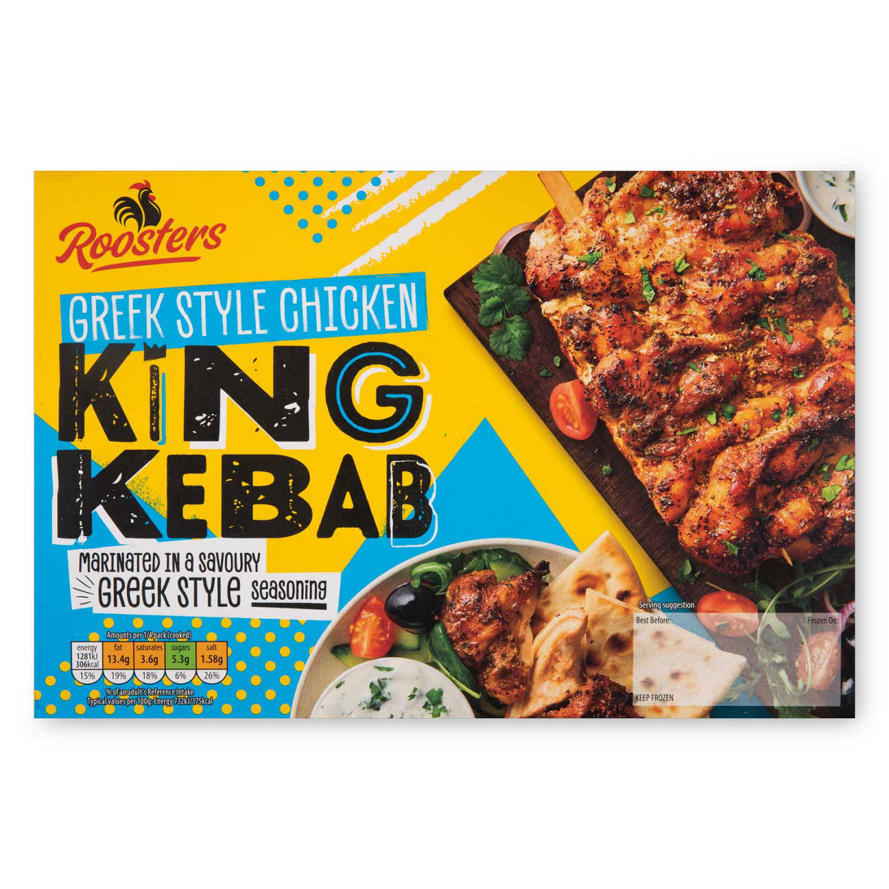 Chicken King Kebab, Greek | ALDI UK